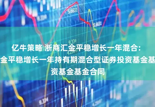 亿牛策略 浙商汇金平稳增长一年混合: 浙商汇金平稳增长一年持有期混合型证券投资基金基金合同